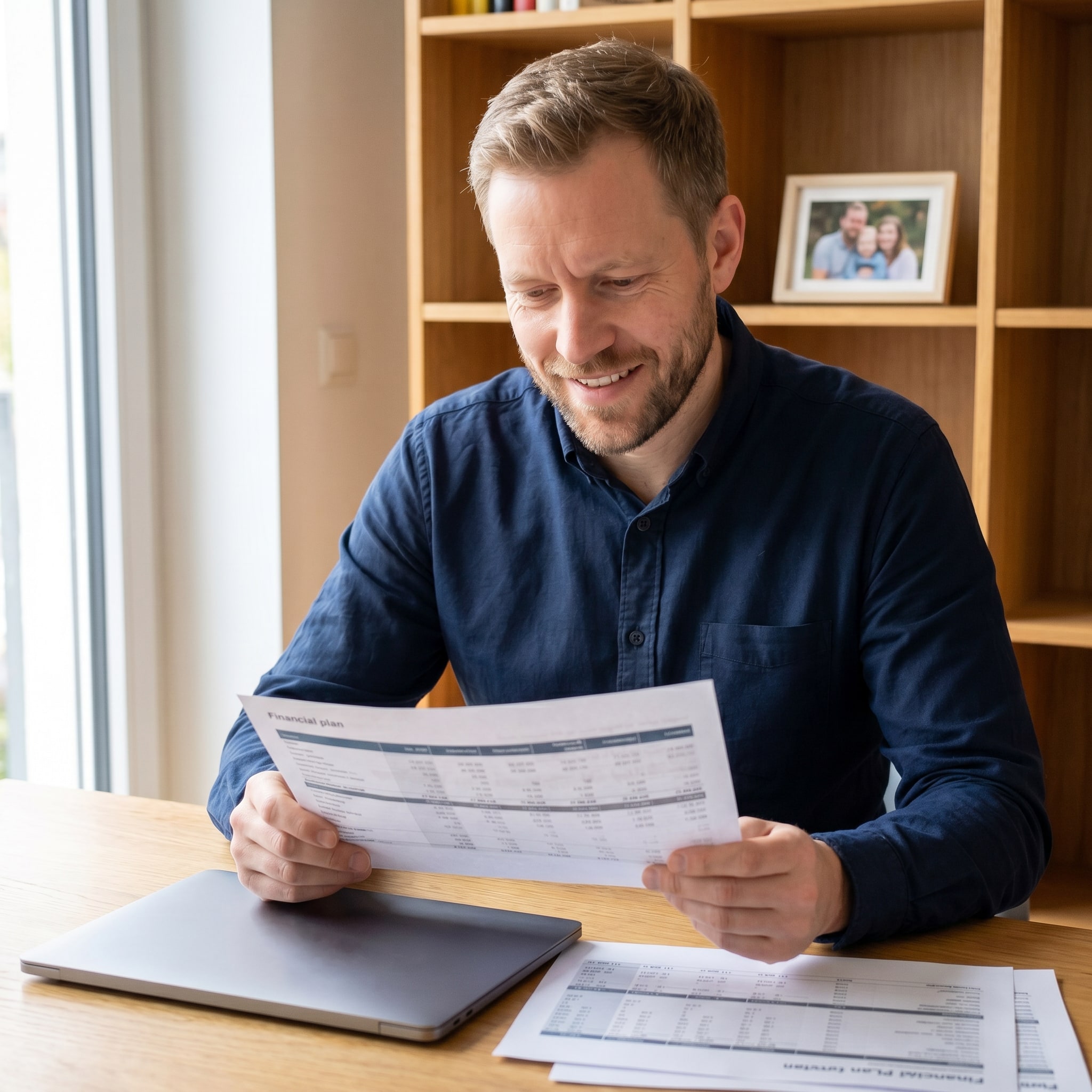 Markus confident with his structured wealth plan